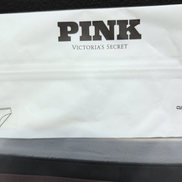 Victoria Secret Pink Logo Cotton High Leg Thong Panties Medium Multi Pack of 5 - Picture 4 of 9